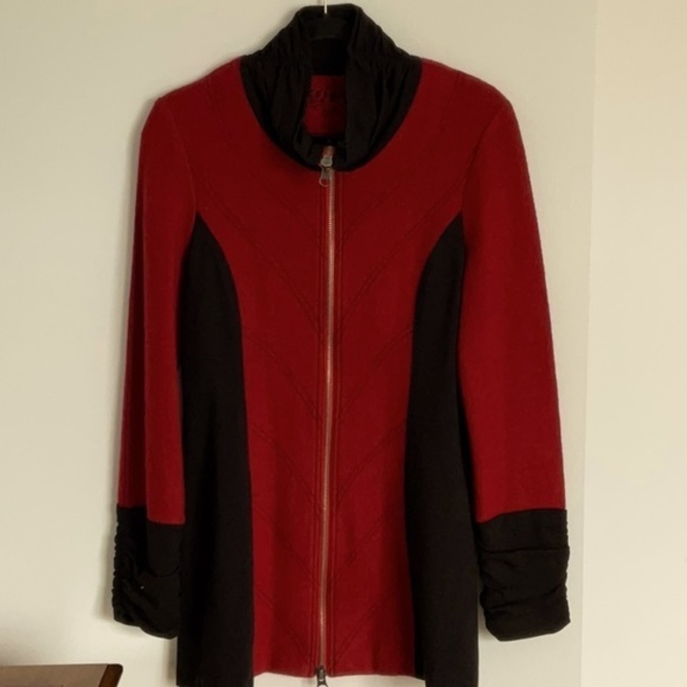 Wool blend jacket